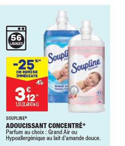 Adoucissant Concentré Soupline