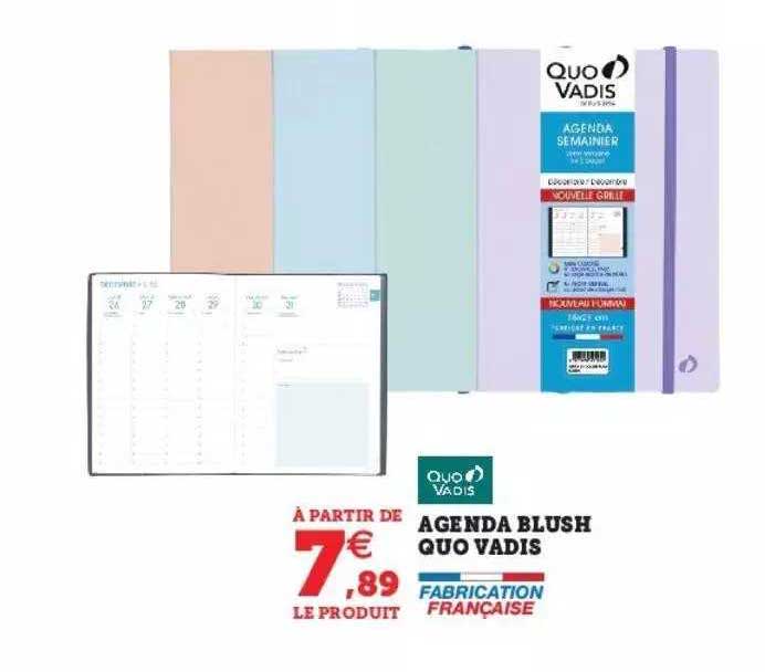 agenda blush quo vadis