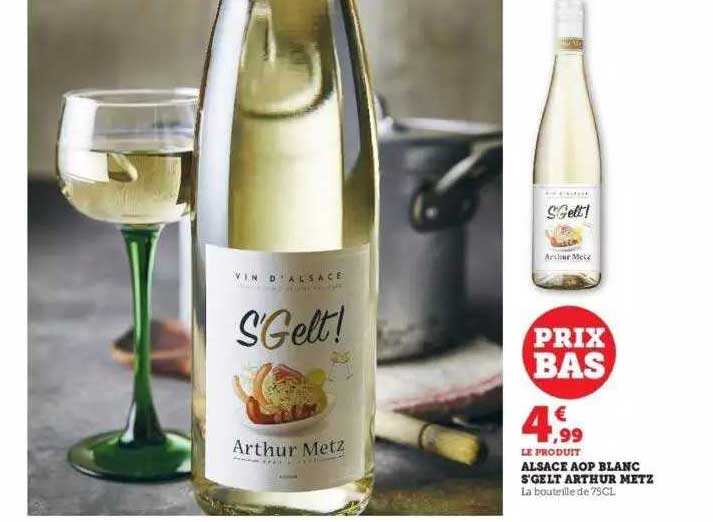 alsace aop blanc s'gelt arthur metz
