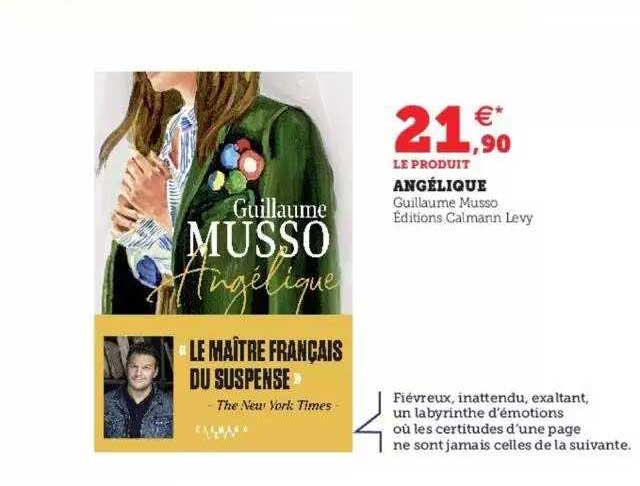 angélique - guillaume musso