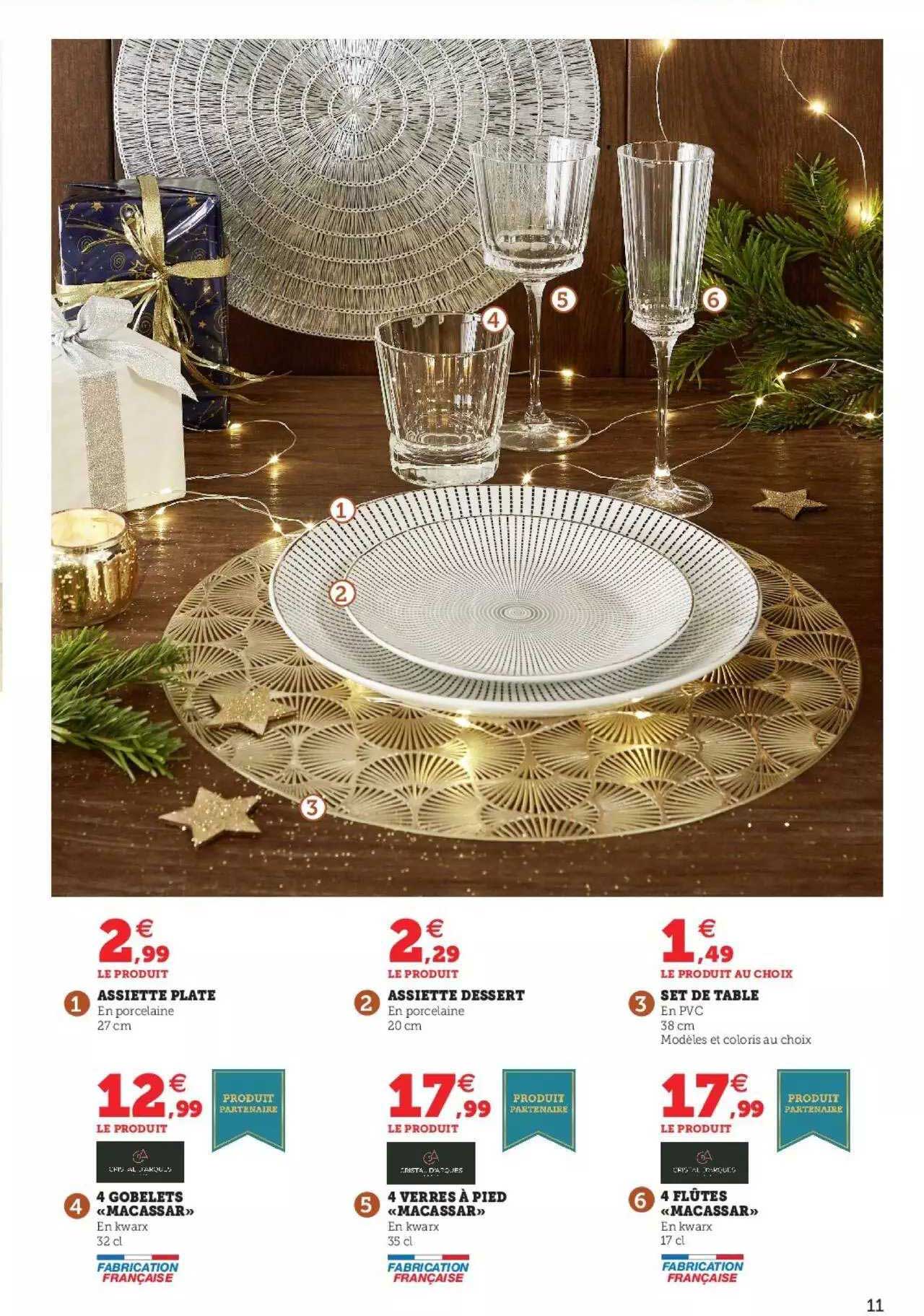 Assiette Plate, Assiette Dessert, Set De Table, 4 Gobelet «macassar», 4 Verres à Pied «macassar», 4 Flûtes «macassar»