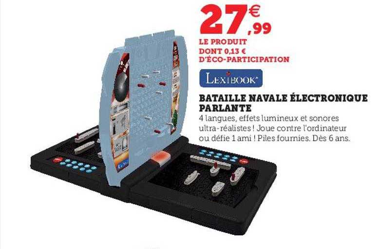 bataille navale électronique parlante