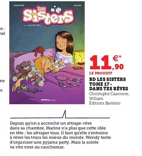 bd les sisters tome 17 - dans tes rêves