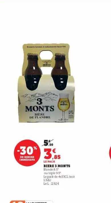 bière 3 monts