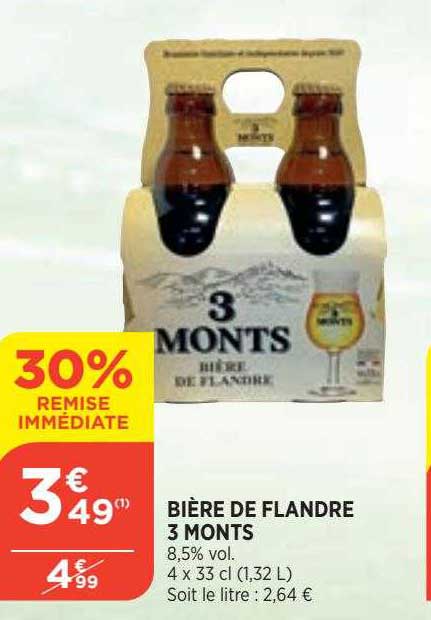 bière de flandre 3 monts