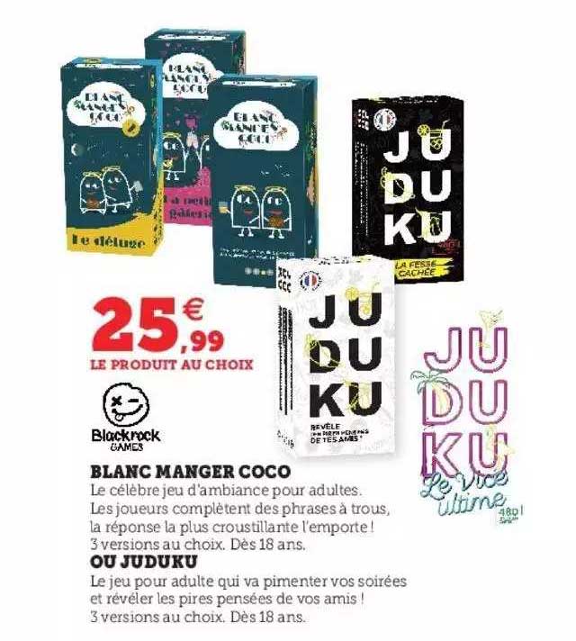 blanc manger coco ou juduku
