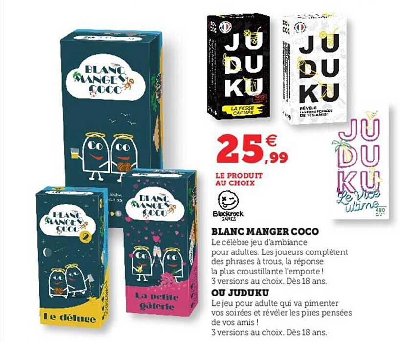 blanc manger coco ou juduku blackrock games