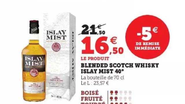 Blended Scotch Whisky Islay Mist 40°
