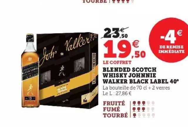 blended scotch whisky johnnie walker black label 40°