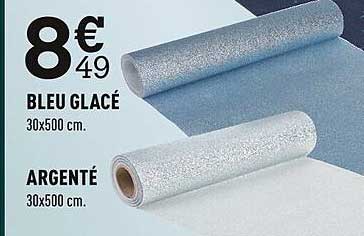 bleu glacé, argenté