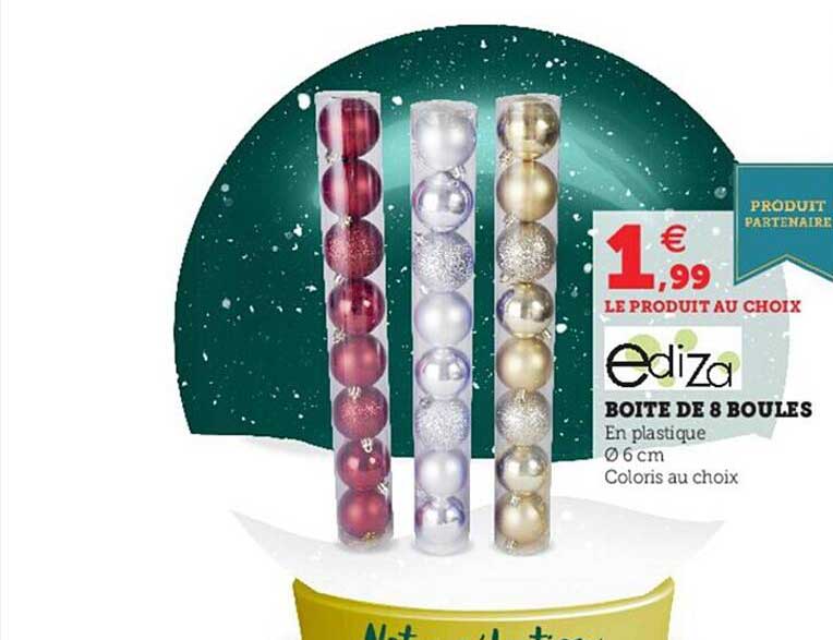 boîte de 8 boules ediza