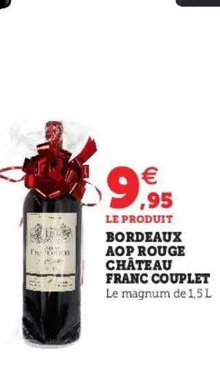 bordeaux aop rouge château franc couplet