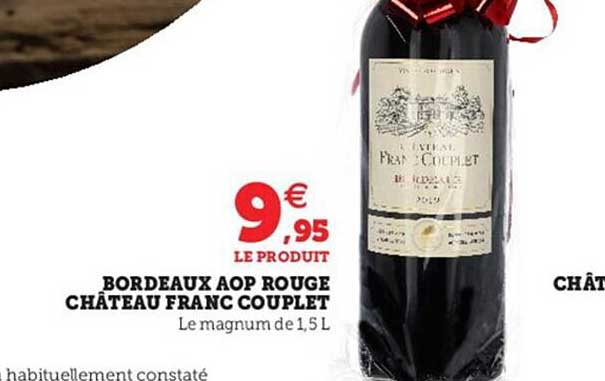 bordeaux aop rouge château franc couplet