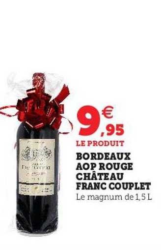 bordeaux aop rouge château franc couplet