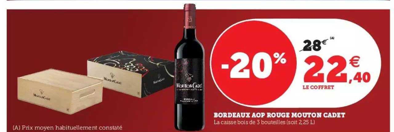 bordeaux aop rouge mouton cadet