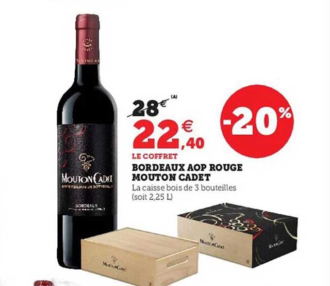 bordeaux aop rouge mouton cadet
