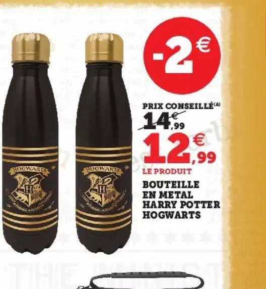 bouteille en métal harry potter hogwarts