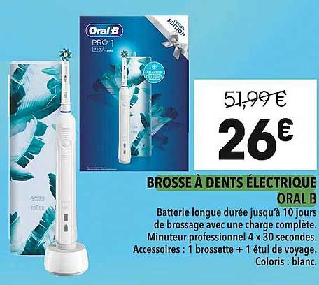 brosse à dents électrique oral b