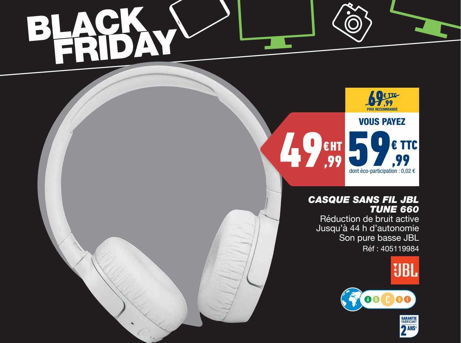 casque sans fil jbl tune 660