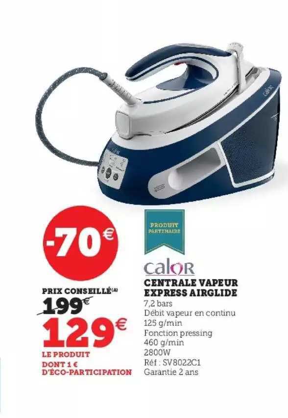 central vapeur express airglide calor