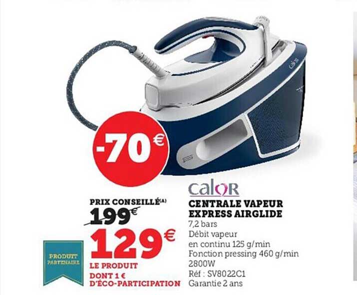central vapeur express airglide calor