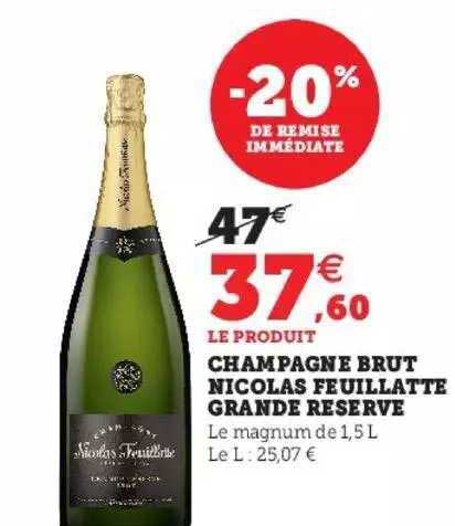 champagne brut nicolas feuillatte grande réserve