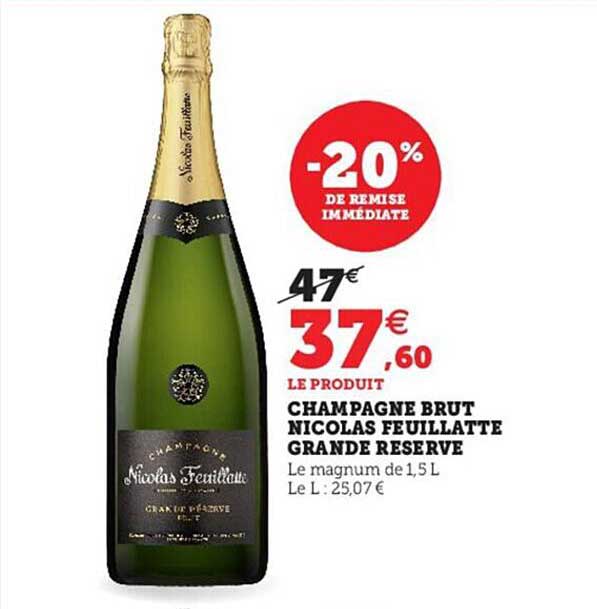 champagne brut nicolas feuillatte grande réserve