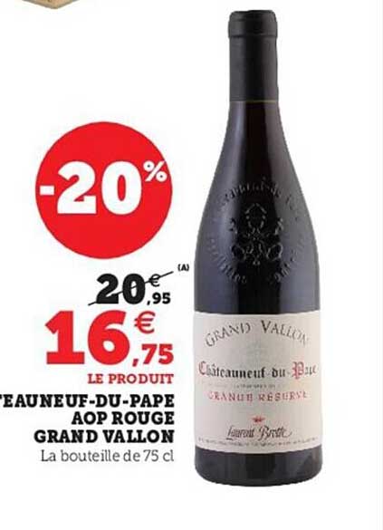châteauneuf-du-pape aop rouge grand vallon