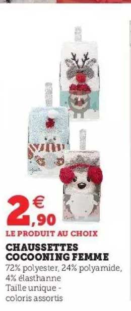 chaussettes cocooning femme