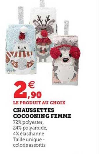 chaussettes cocooning femme