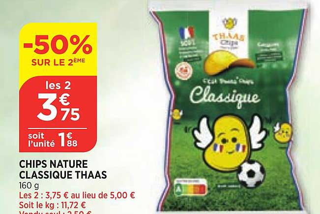 Chips Nature Classique Thaas