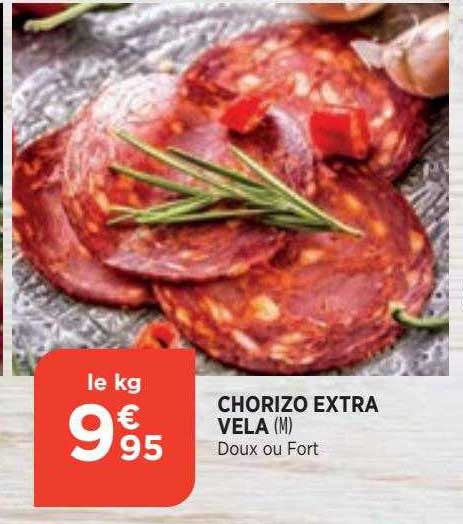 chorizo extra vela