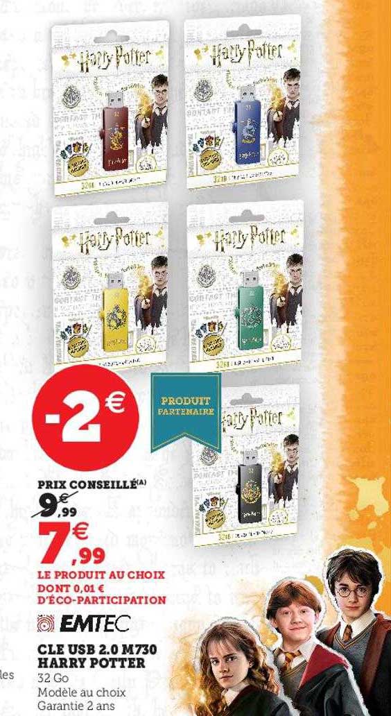 clé usb 2.0 m730 harry potter