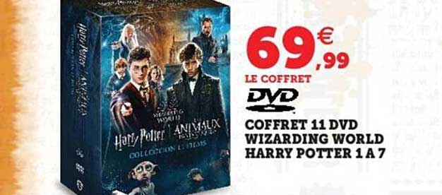 coffret 11 dvd wizarding world harry potter 1 à 7