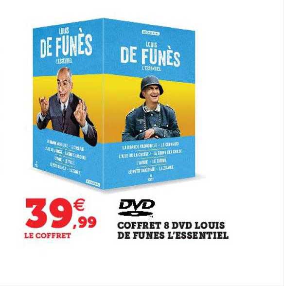 coffret 8 dvd louis de funes l'essentiel