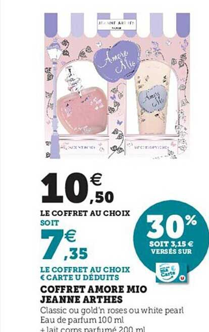 coffret amore mio jeanne arthes