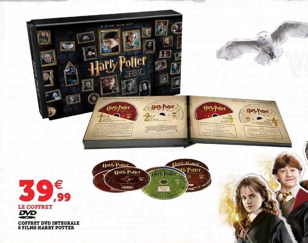 coffret dvd intégrale 8 films harry potter
