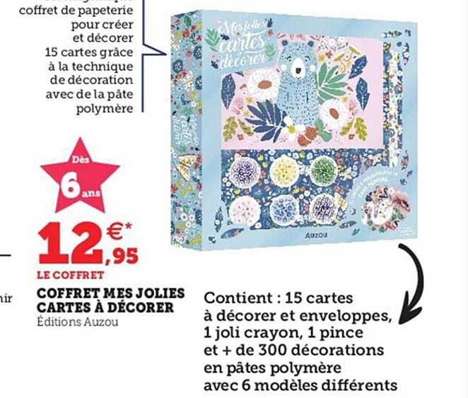 coffret mes jolies cartes à décorer