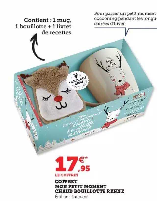 coffret mon petit moment chaud bouillotte renne