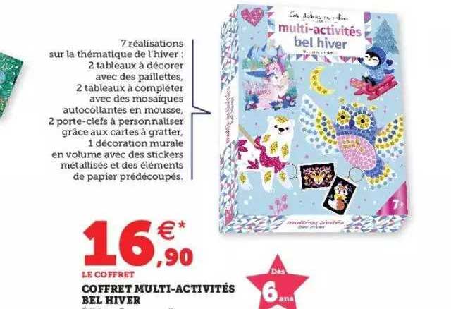 coffret multi-activités bel hiver