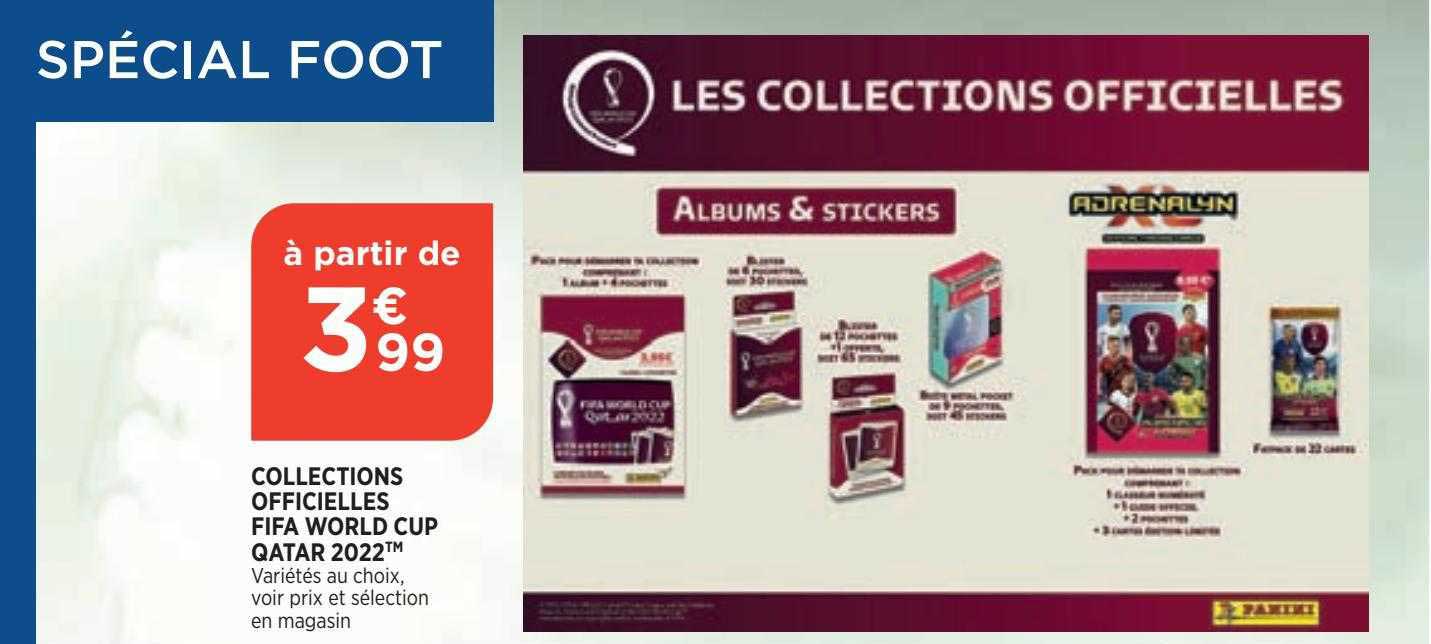 collections officielles fifa world cup qatar 2022