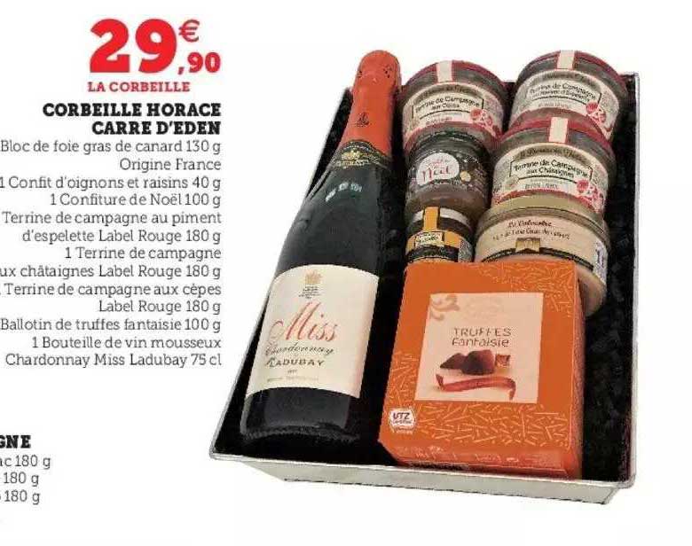 corbeille horace carré d'eden