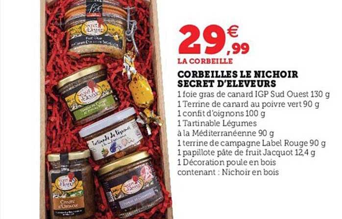 corbeilles le nichoir secret d'éleveurs
