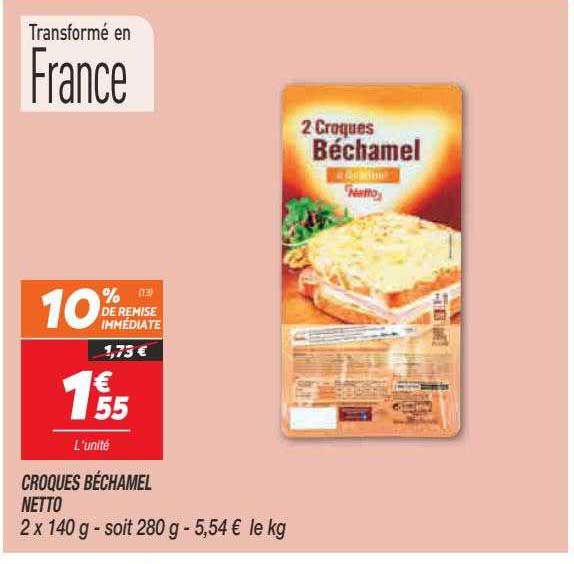 croques béchamel netto