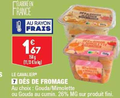 Dés De Fromage Le Cavaliers