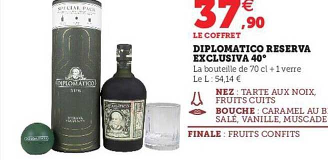 diplomatico réserva exclusiva 40°