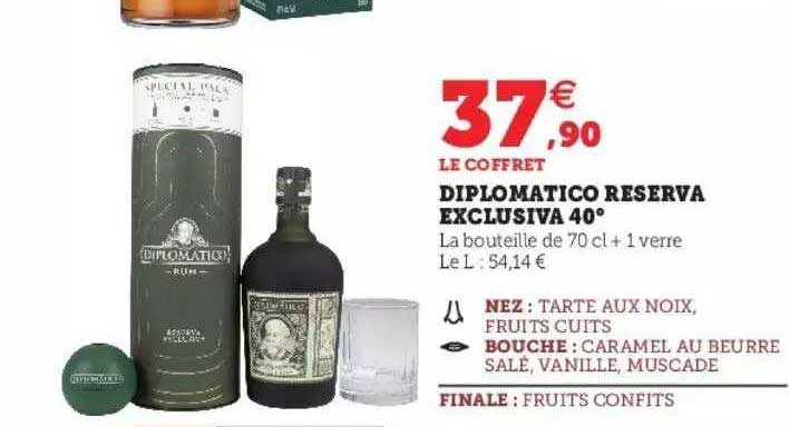 diplomatico reserve exclusiva 40°