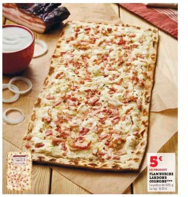 Flam'kueche Lardons Oignons