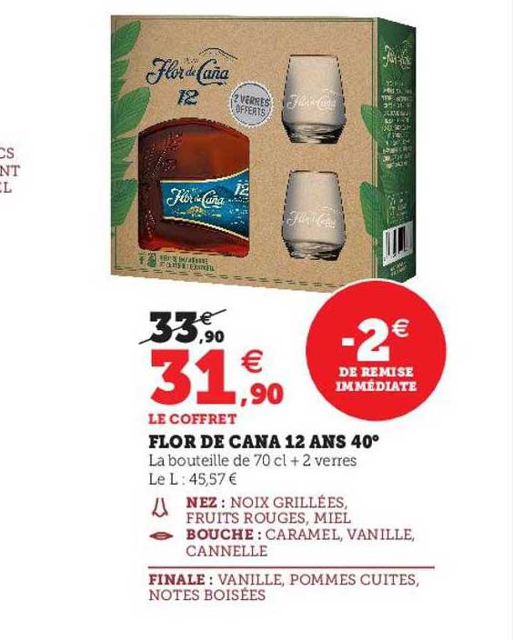flor de cana 12 ans 40°