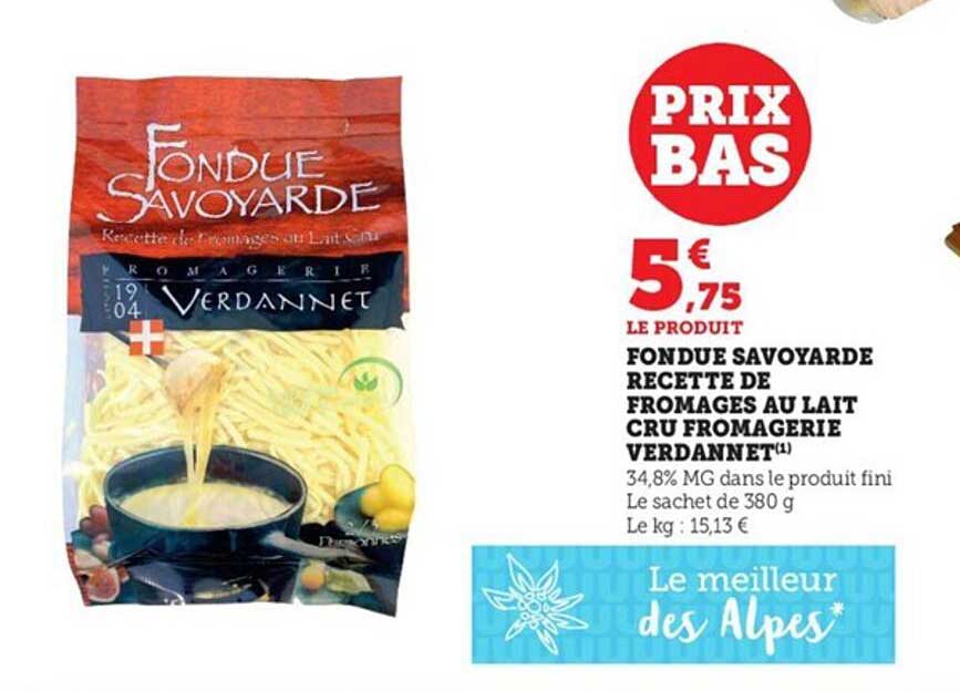 fondue savoyarde recette de fromages au lait cru fromagerie verdannet